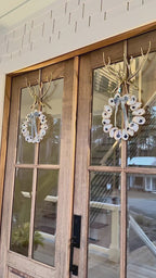 Oyster Wreath- Natural & Gold